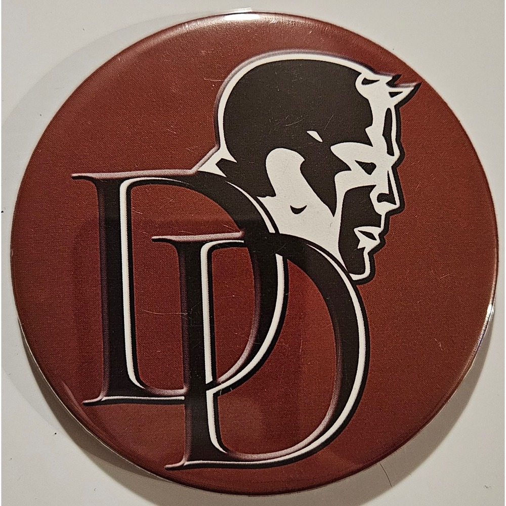 Daredevil Superhero Marvel Comics Retro Button‎ Magnet
